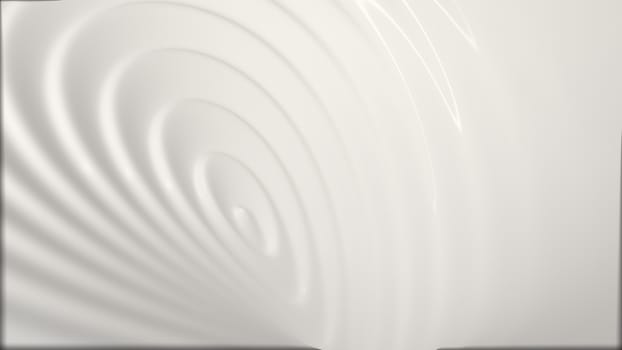 3d illustration of a wavy milky substance in extremely shallow depth of field.