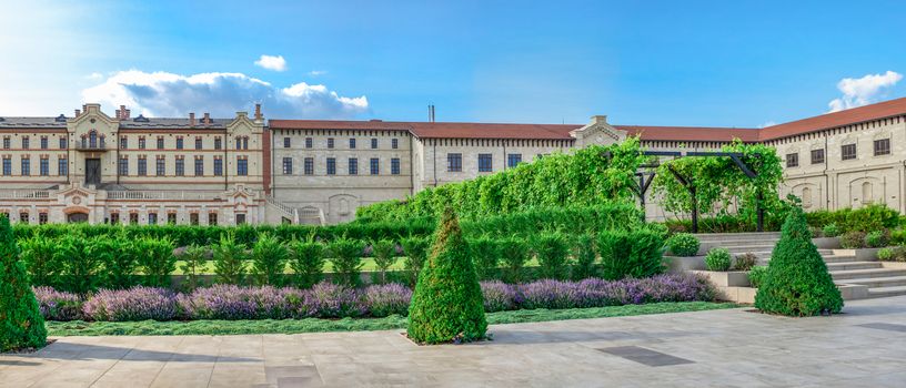 Anenii, Moldova – 06.28.2019. Castle Mimi Winery Factory and Resort in Moldova, on a sunny summer day