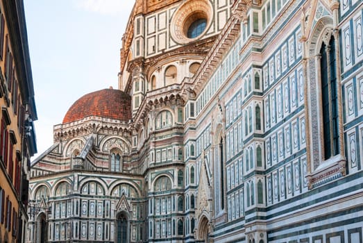 Beautiful renaissance cathedral Santa Maria del Fiore in Florence, Italy