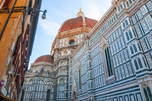 Beautiful renaissance cathedral Santa Maria del Fiore in Florence, Italy