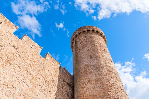 The fortress of Vila Vela in Tossa de Mar. Spain, Catalonia