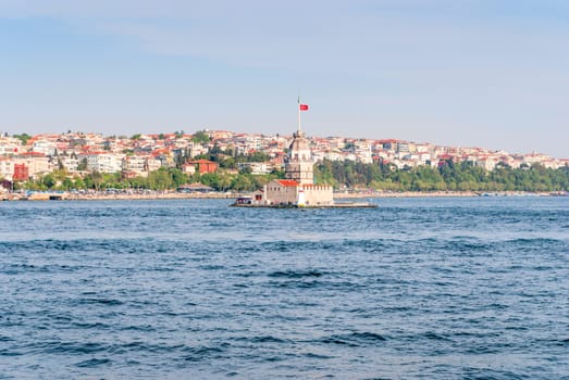 Maiden's Tower Kiz Kulesi at Bosphorus, Istanbul. One of the symbols of Istanbul