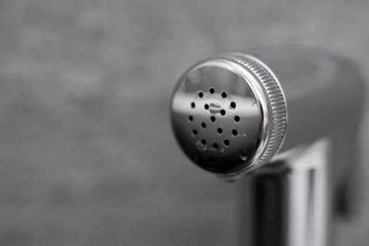 Close Up on a bidet shower head