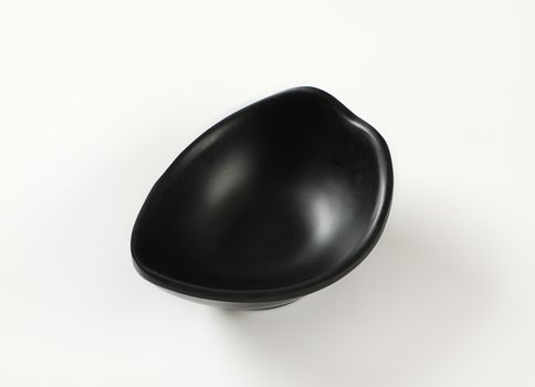 Curve black bowl for serving snacks and nuts