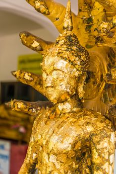 Buddha statue in the temple of Thailand.