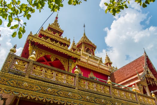 Temple in Thailand,  Wat Prathat Ruang Rong, Thailand.