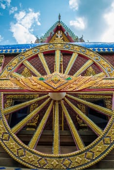 Temple in Thailand,  Wat Prathat Ruang Rong, Thailand.