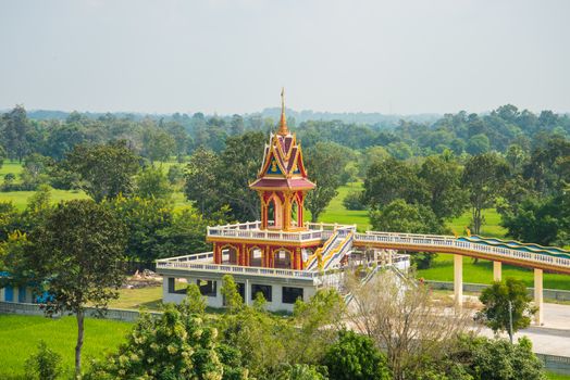 Temple in Thailand,  Wat Prathat Ruang Rong, Thailand.