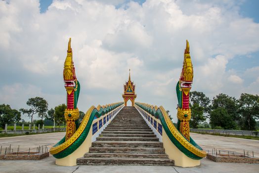 The steps leading to the hall of the temple.