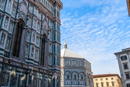 Beautiful renaissance cathedral Santa Maria del Fiore in Florence, Italy