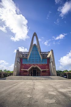HIGUEY, DOMINICAN REPUBLIC 12 JANUARY 2020: Basilica Nuestra Senora de la Altagracia
