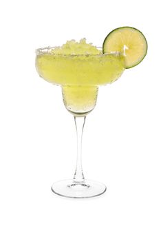 Frozen Margarita With Sweated Glass.