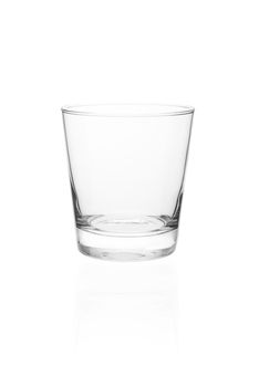 Empty Bourbon Glass.