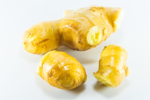 Ginger on a white background