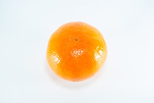 Orange on white background.