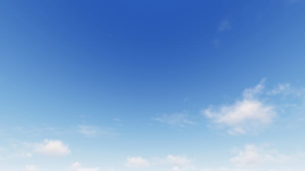 Cloudy blue sky abstract background, blue sky background with tiny clouds, 3d rendering

