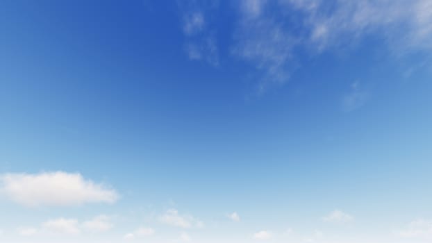 Cloudy blue sky abstract background, blue sky background with tiny clouds, 3d rendering

