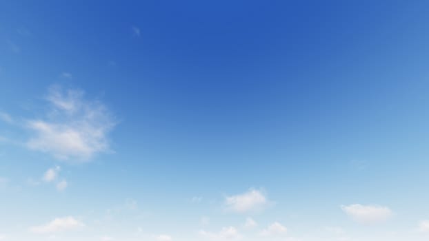 Cloudy blue sky abstract background, blue sky background with tiny clouds, 3d rendering

