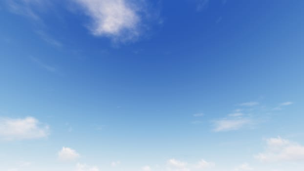 Cloudy blue sky abstract background, blue sky background with tiny clouds, 3d rendering

