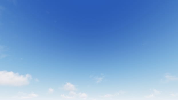 Cloudy blue sky abstract background, blue sky background with tiny clouds, 3d rendering

