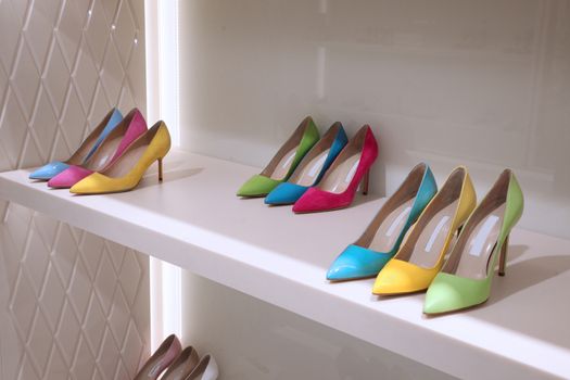 Women's colorful shoes