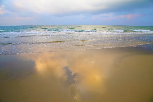 Beautiful beach and sea of thailand for background 