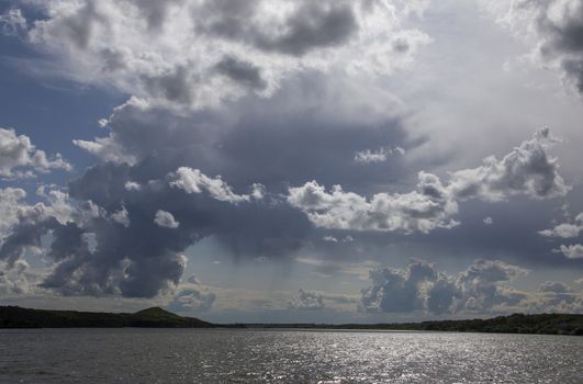 Prairie Storm Clouds Canada Saskatchewan Dramatic Summer
