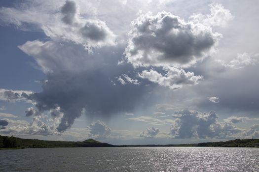 Prairie Storm Clouds Canada Saskatchewan Dramatic Summer