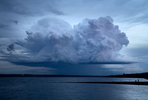Prairie Storm Clouds Canada Saskatchewan Dramatic Summer