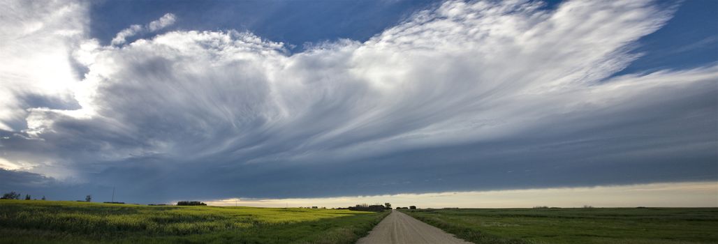 Prairie Storm Clouds Canada Saskatchewan Dramatic Summer