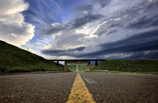 Prairie Storm Clouds Canada Saskatchewan Dramatic Summer