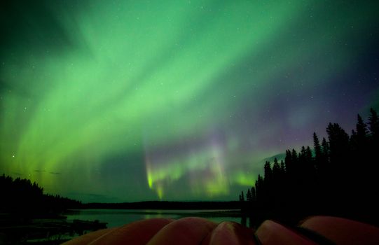 Northern Lights Canada Saskatchewan North Waskesui Aurora
