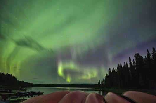 Northern Lights Canada Saskatchewan North Waskesui Aurora