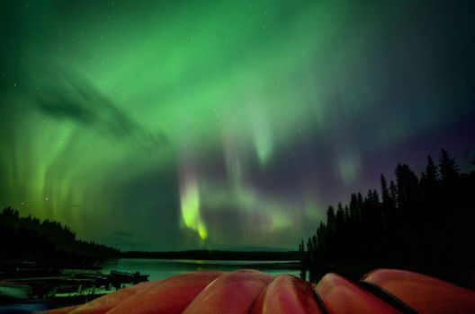 Northern Lights Canada Saskatchewan North Waskesui Aurora