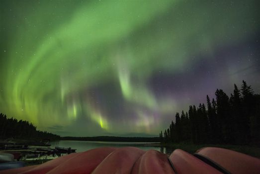 Northern Lights Canada Saskatchewan North Waskesui Aurora