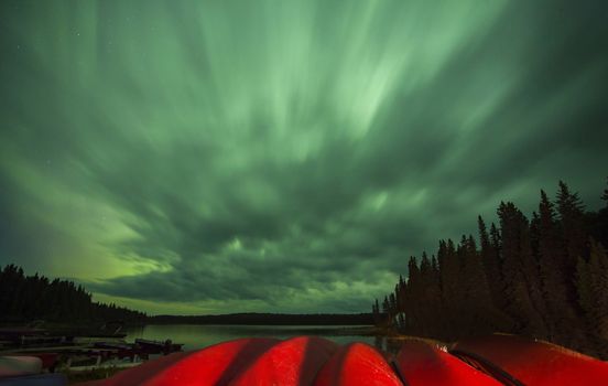 Northern Lights Canada Saskatchewan North Waskesui Aurora