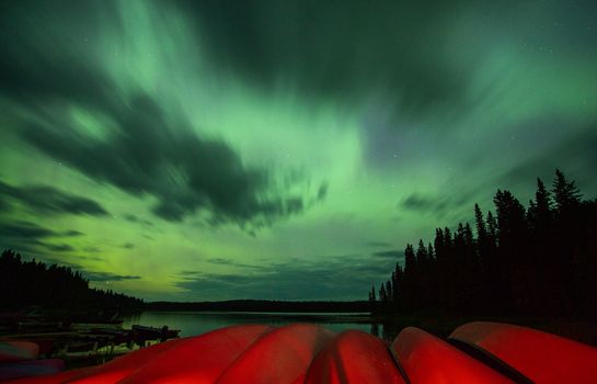 Northern Lights Canada Saskatchewan North Waskesui Aurora