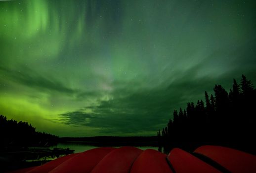 Northern Lights Canada Saskatchewan North Waskesui Aurora