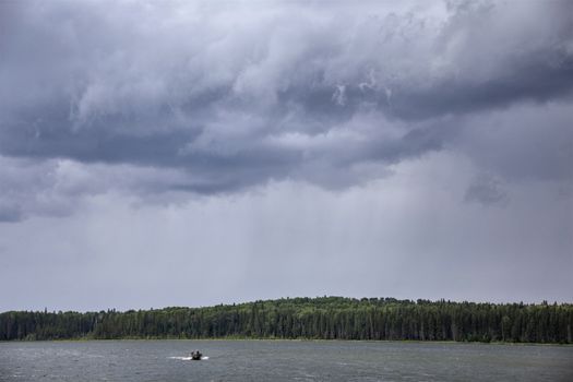 Prairie Storm Clouds Canada Saskatchewan Dramatic Summer