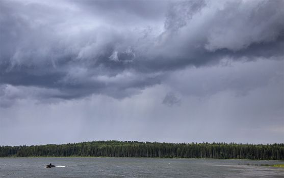 Prairie Storm Clouds Canada Saskatchewan Dramatic Summer