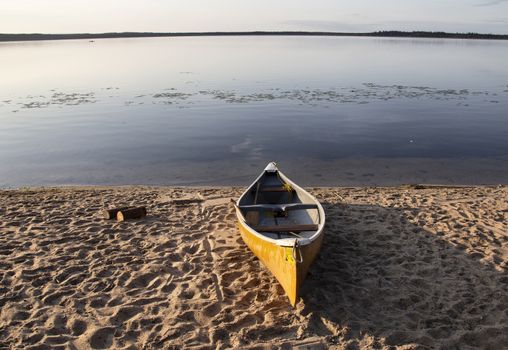 Sunrise Saskatchewan North National Park Waskesui Lakes