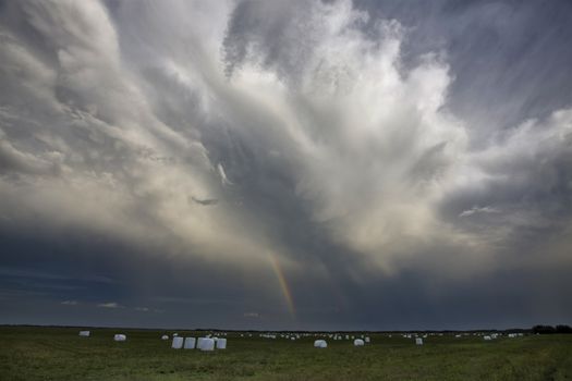 Prairie Storm Clouds Canada Saskatchewan Dramatic Summer
