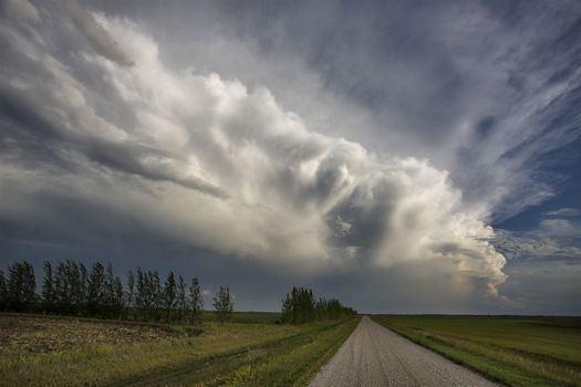 Prairie Storm Clouds Canada Saskatchewan Dramatic Summer