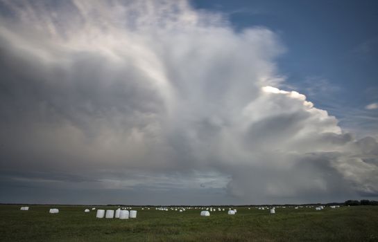 Prairie Storm Clouds Canada Saskatchewan Dramatic Summer