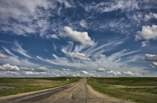 Prairie Storm Clouds Canada Saskatchewan Dramatic Summer