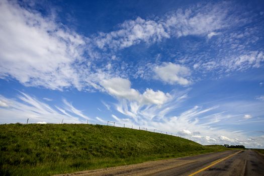 Prairie Storm Clouds Canada Saskatchewan Dramatic Summer