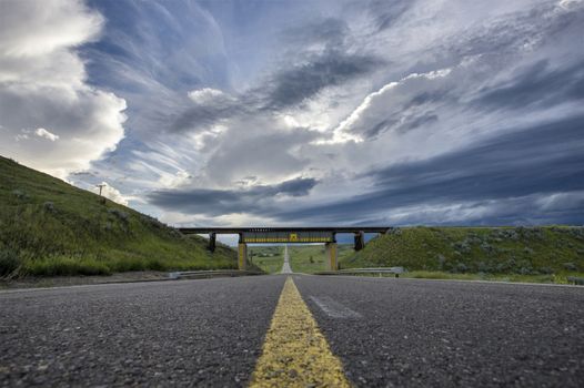Prairie Storm Clouds Canada Saskatchewan Dramatic Summer