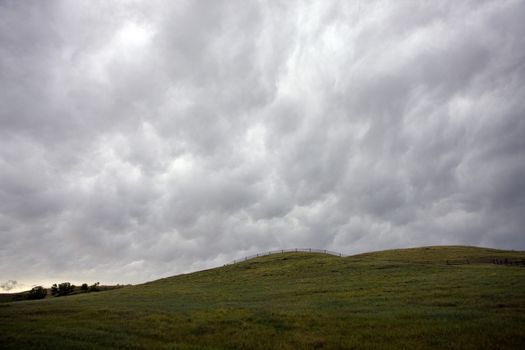 Prairie Storm Clouds Canada Saskatchewan Dramatic Summer