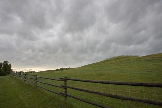 Prairie Storm Clouds Canada Saskatchewan Dramatic Summer
