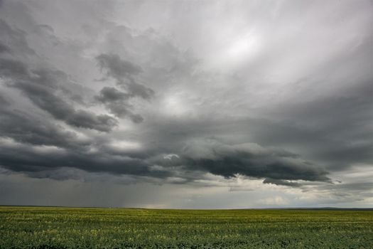 Prairie Storm Clouds Canada Saskatchewan Dramatic Summer